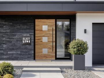 PaXentree Naturelle Aluminium-Haustüren Black Edition